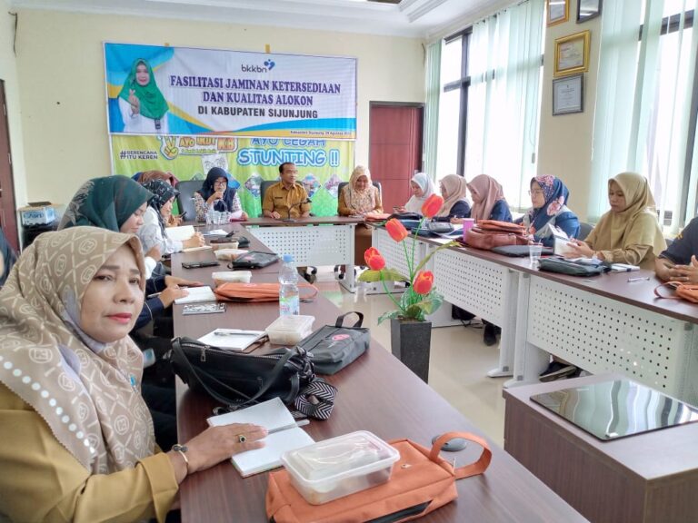 Fasilitasi Jaminan Ketersediaan dan Kualitas Alokon di Kabupaten Sijunjung