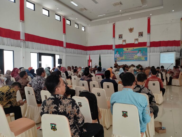 Rapat Koordinasi Tim Percepatan Penurunan Stunting Tingkat Kabupaten Sijunjung Tahun 2023