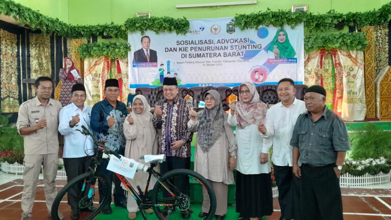 Sosialisasi, Advokasi dan KIE Penurunan Stunting di Sumatera Barat Bersama, Kabupaten Sijunjung, Ini Kata Suir Syam.